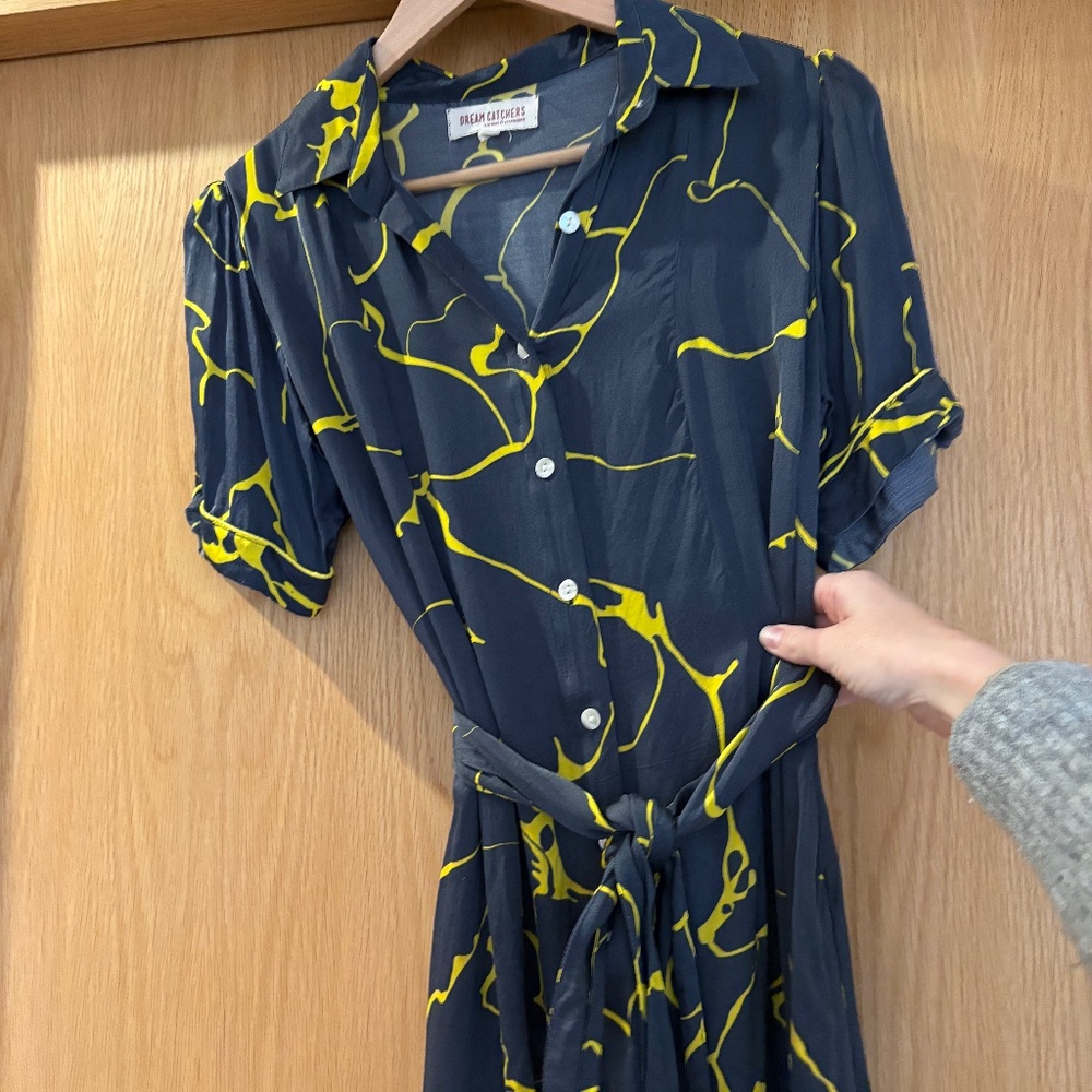 Handpainted Shirt Dress